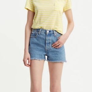 Levi's High Rise Denim Shorts - Never Worn